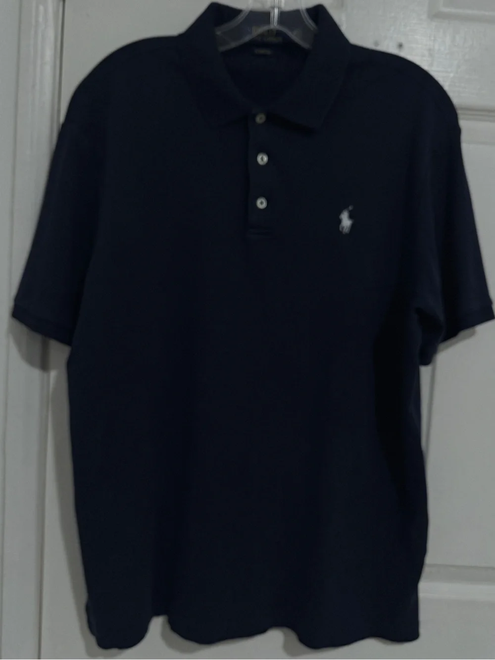 Vintage Polo by Ralph Lauren Men’s Classic Fit Navy Polo Shirt Size Medium